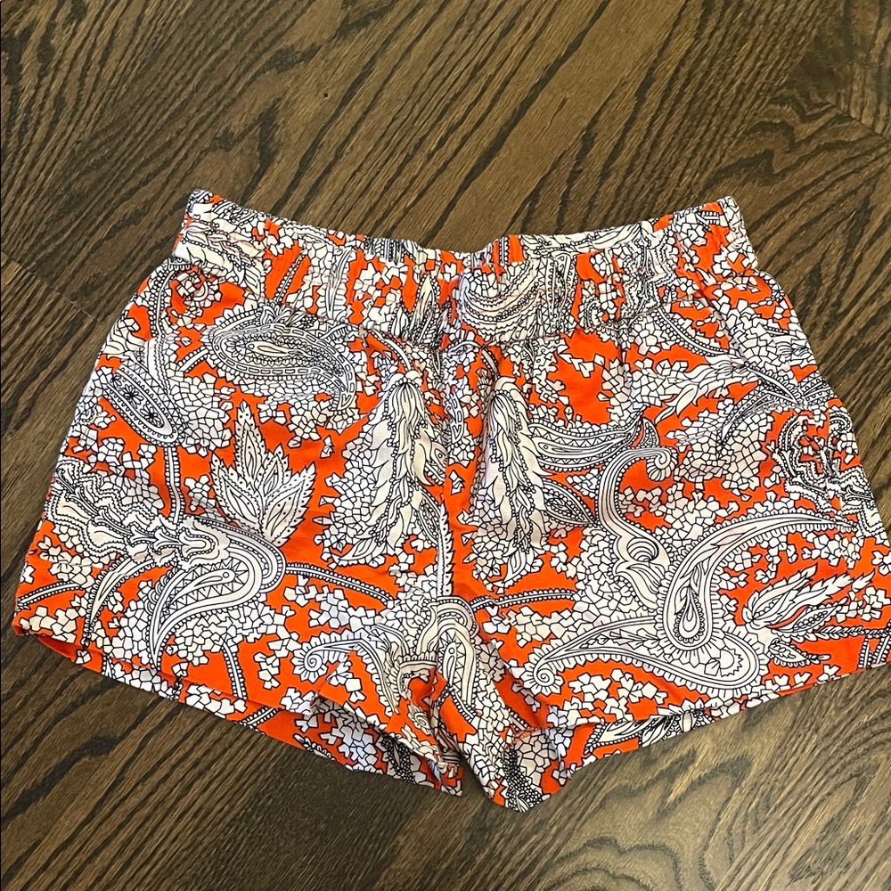 J. Crew Paisley Print linen/cotton blend Women's Shorts